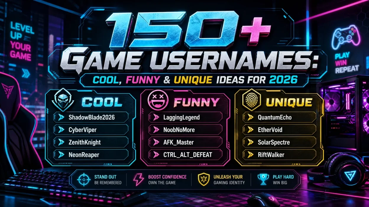 Game Usernames