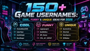 Game Usernames