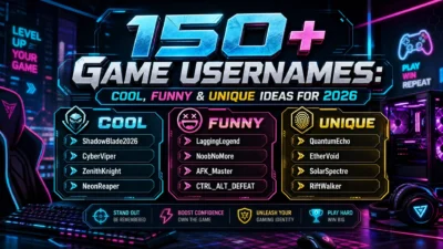 Game Usernames