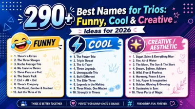 Names for Trios