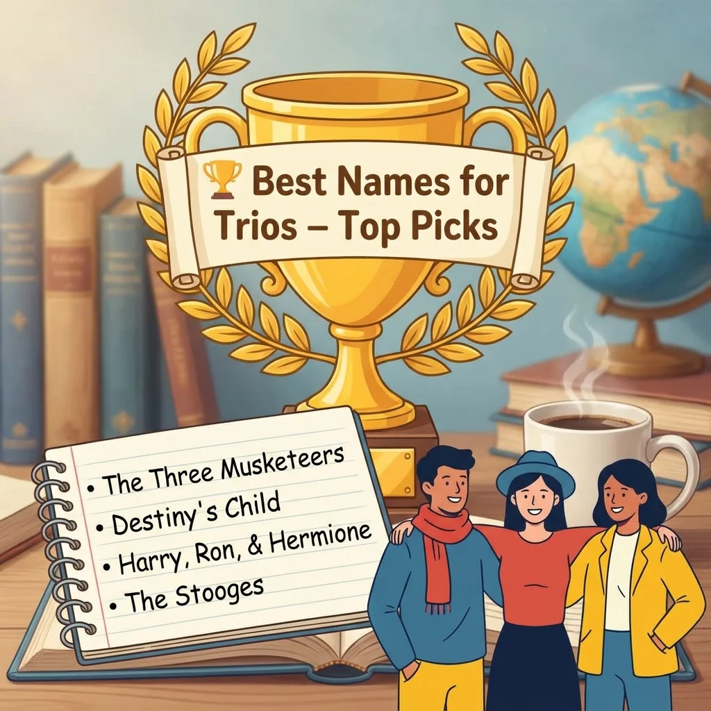 🏆 Best Names for Trios – Top Picks