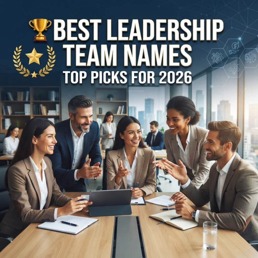 π Best Leadership Team Names β Top Picks for 2026