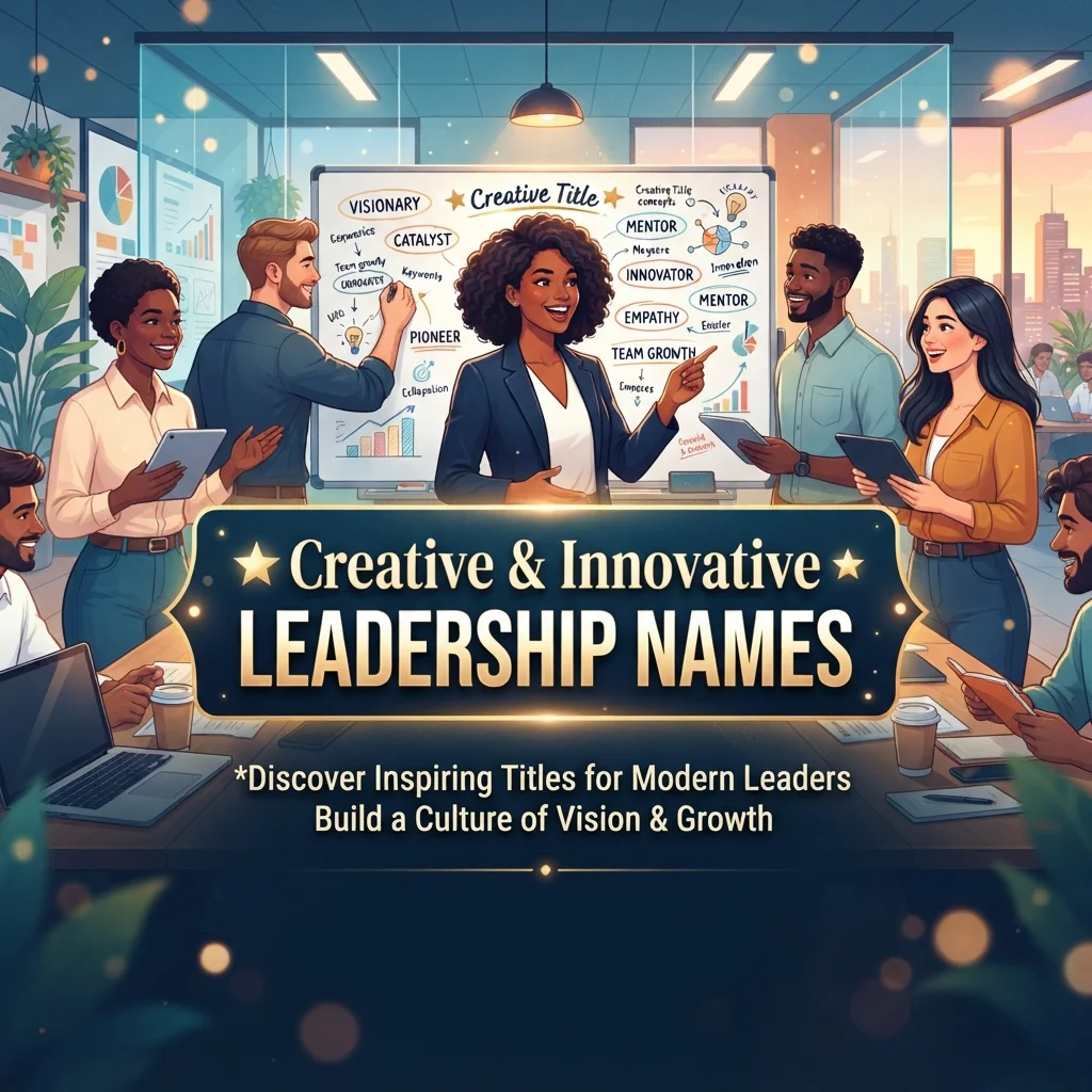 🌟 Creative & Innovative Leadership Names