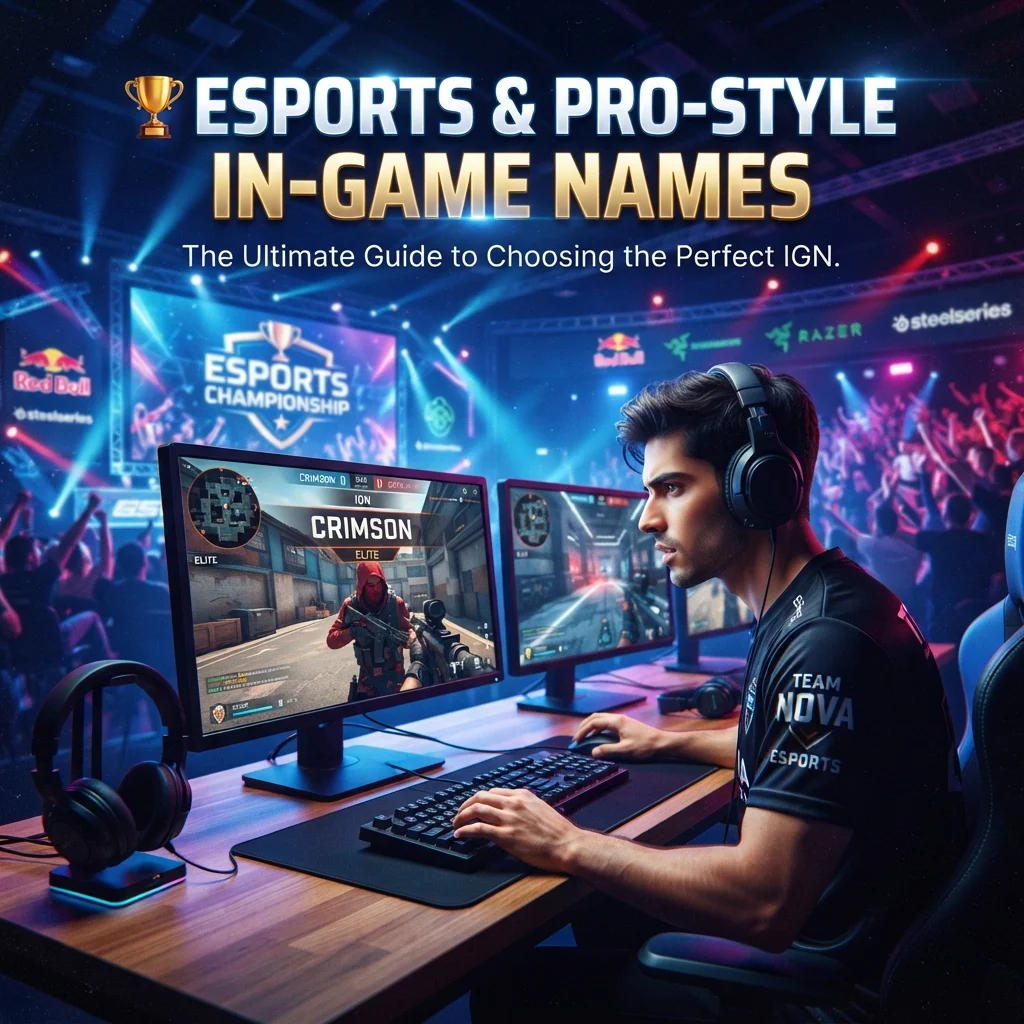 🏆 Esports & Pro-Style In Game Names