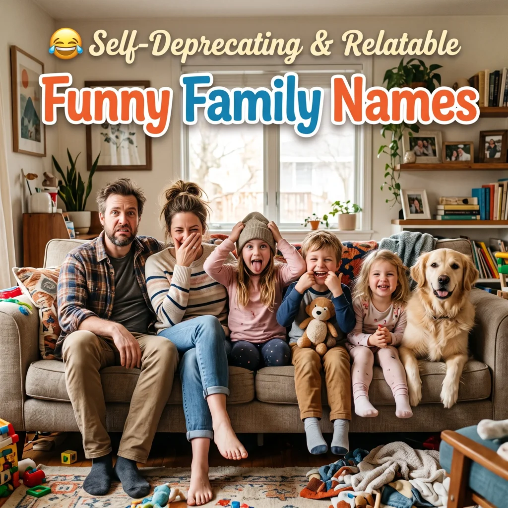 ๐ Self-Deprecating & Relatable Funny Family Names