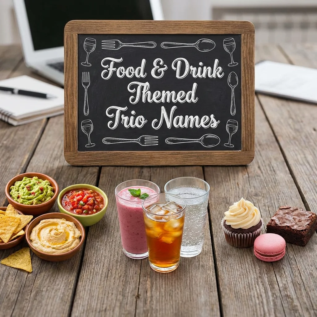 🍕 Food & Drink Themed Trio Names