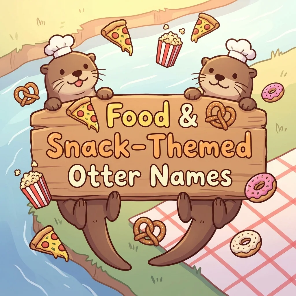 🍕 Food & Snack-Themed Otter Names