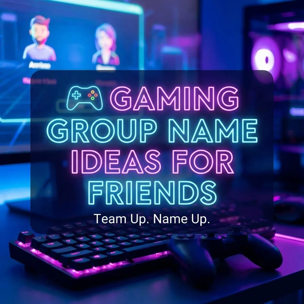 ๐ฎ Gaming Group Name Ideas for Friends