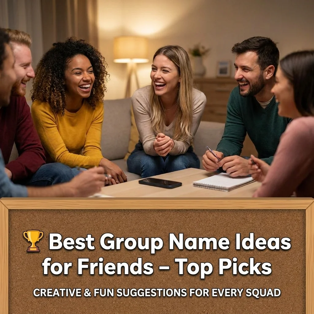 ๐ Best Group Name Ideas for Friends โ Top Picks