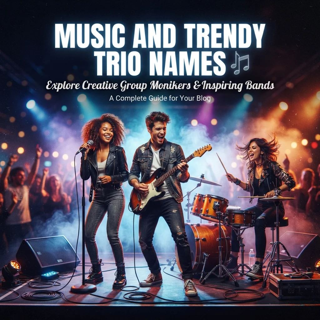 🎶 Music and Trendy Trio Names