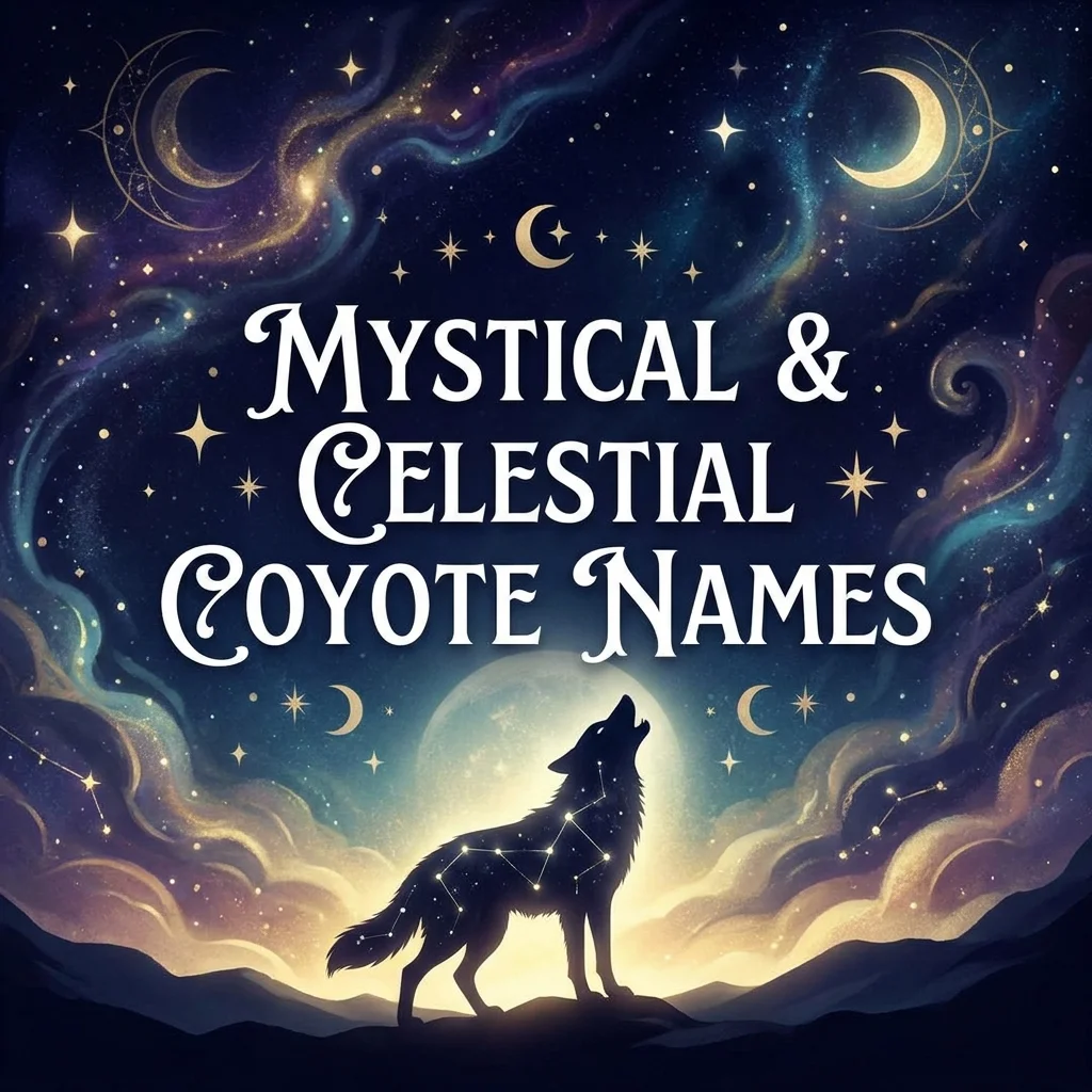 🌙 Mystical & Celestial Coyote Names