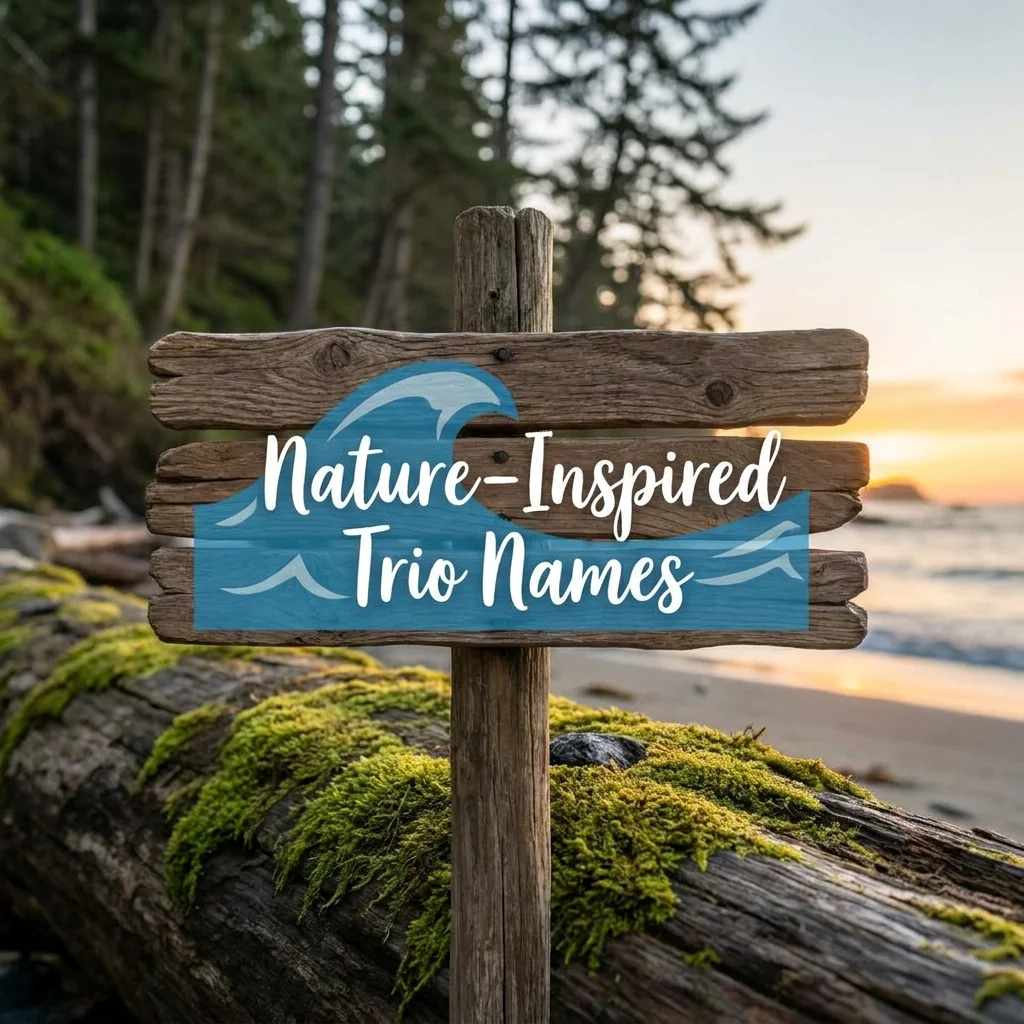 🌊 Nature-Inspired Trio Names