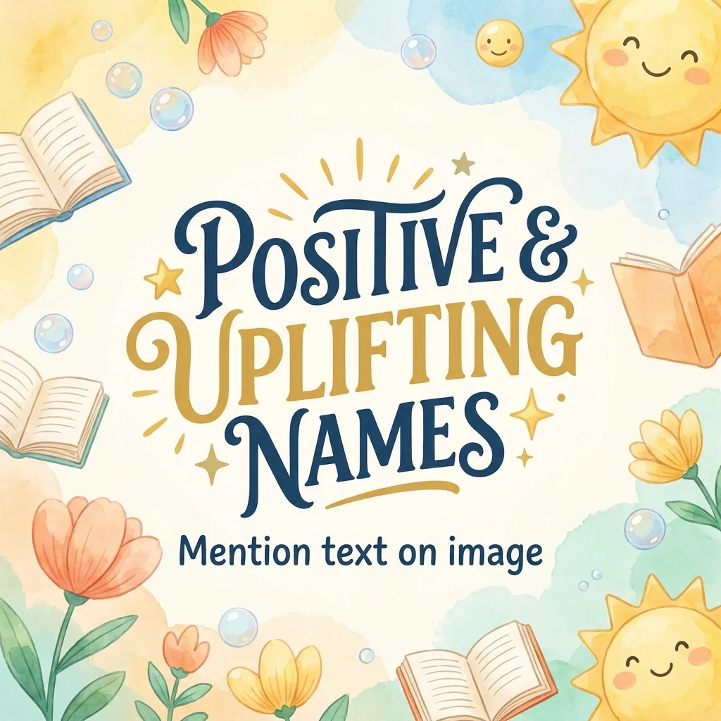 🌟 Positive & Uplifting Names