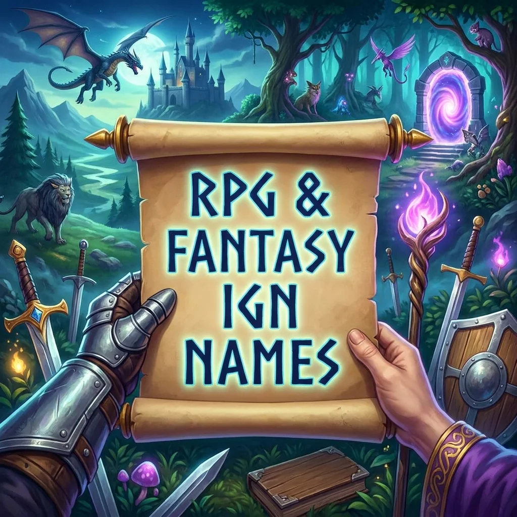 โ๏ธ RPG & Fantasy IGN Names