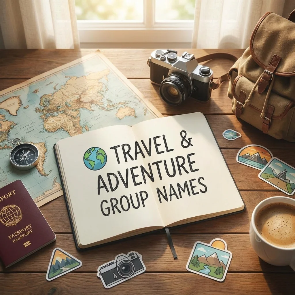 ๐ Travel & Adventure Group Names