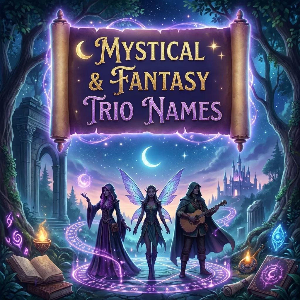 🌙 Mystical & Fantasy Trio Names