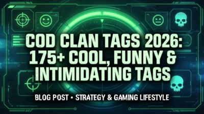 COD clan tags for 2026 with cool, funny, and intimidating ideas for gaming squads