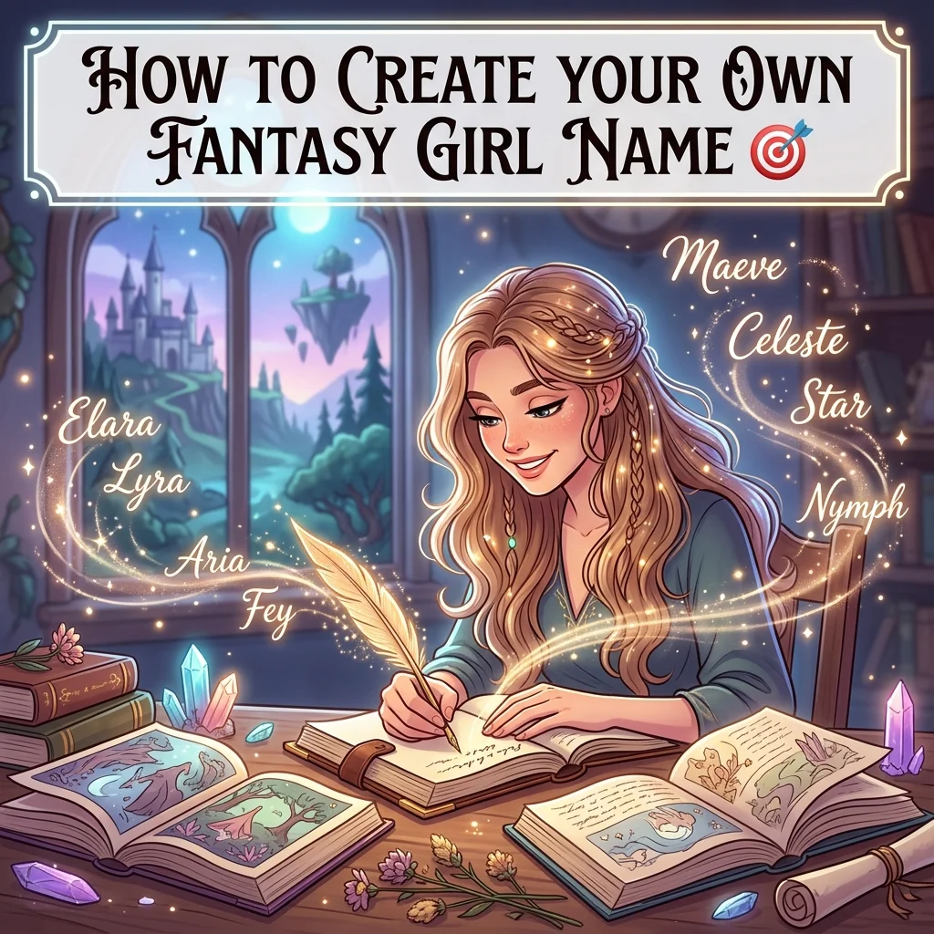 How to create your own fantasy girl name with magical, unique, and creative naming ideas for fantasy characters