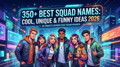 350+ best squad names with cool, unique, and funny ideas for gaming teams, friend groups, and online squads