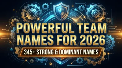 345+ powerful team names for 2026 featuring strong, bold, and dominant ideas