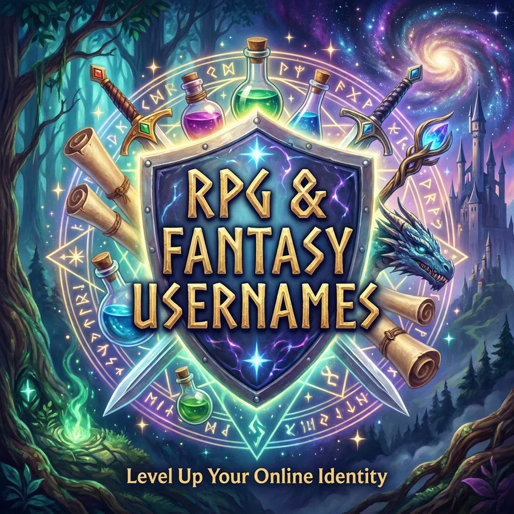 RPG and fantasy usernames with magical, adventurous, and unique character-inspired ideas