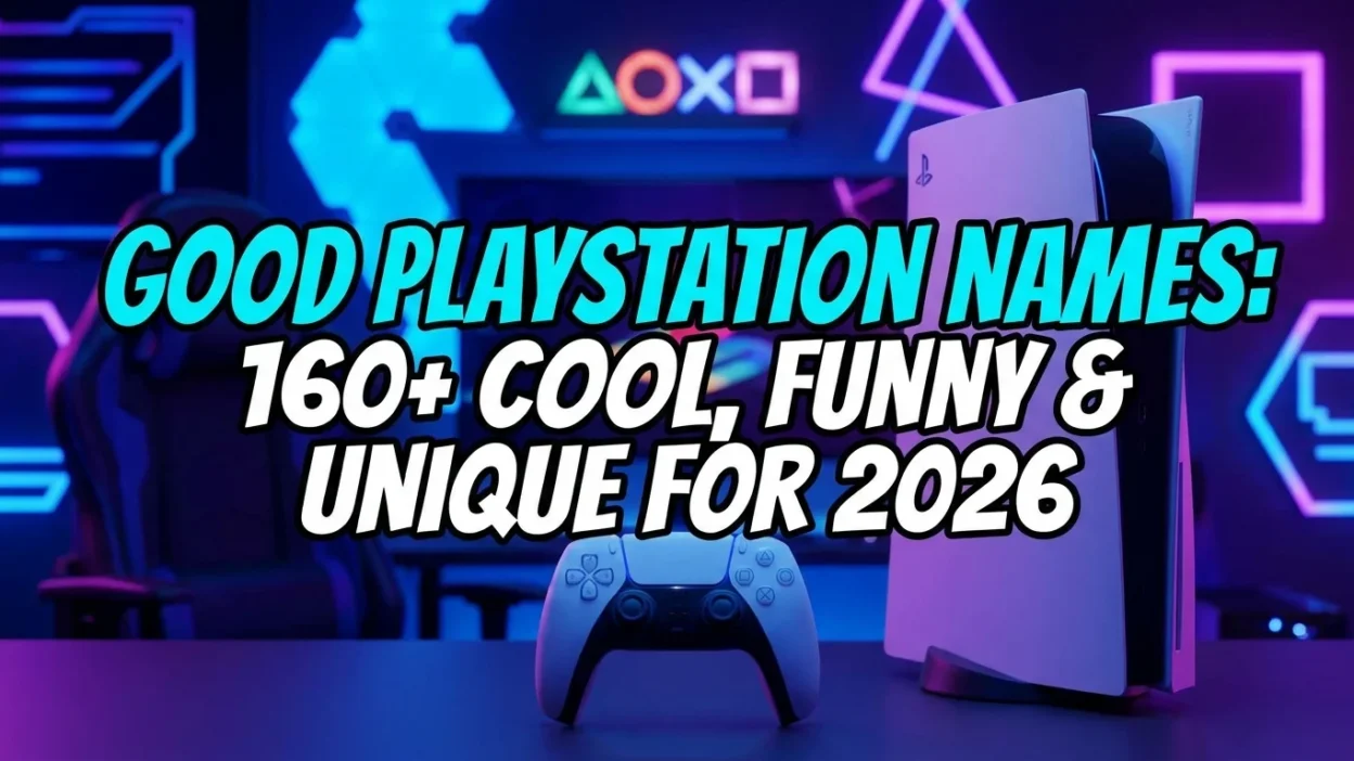 Good PlayStation names with 160+ cool, funny, and unique ideas for 2026