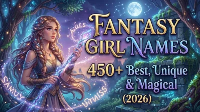 450+ fantasy girl names with unique, magical, and enchanting ideas inspired by fairies, legends, and fantasy worlds in 2026