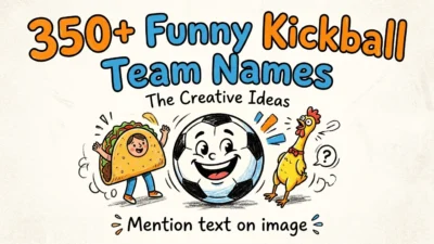 Funny Kickball Team Names