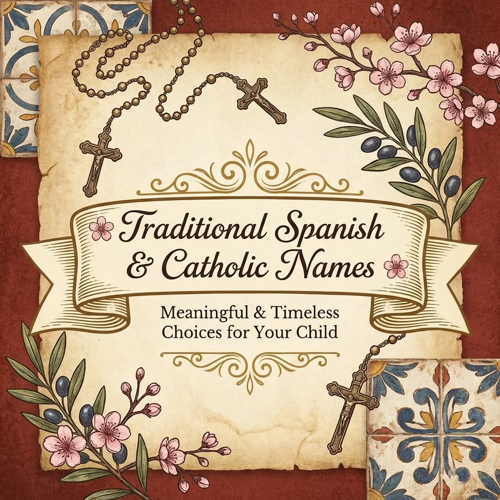 Traditional Spanish and Catholic names with classic and meaningful naming ideas