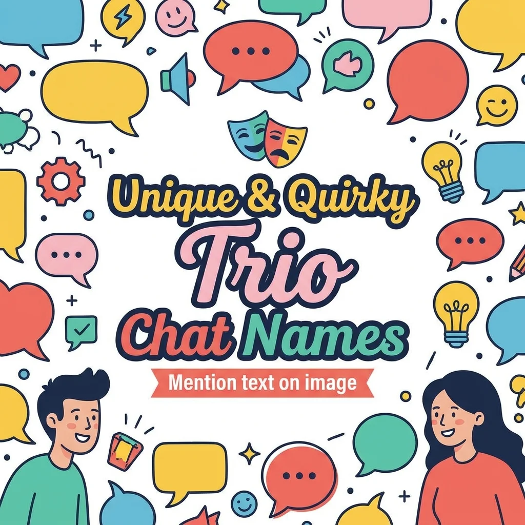 🎭 Unique & Quirky Trio Chat Names