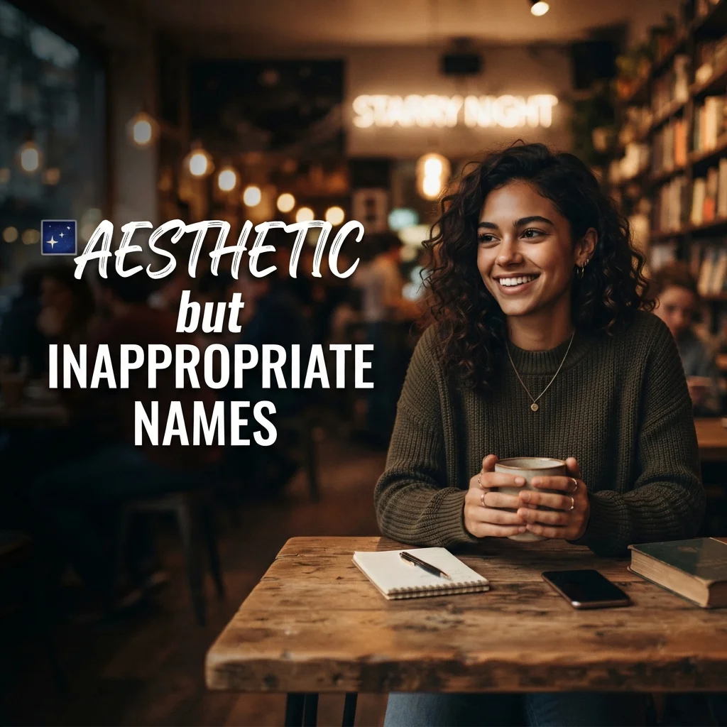 esthetic but inappropriate names with edgy, stylish, cheeky, and unique ideas