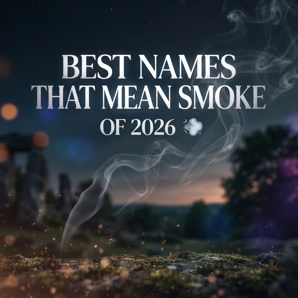 Best names that mean smoke in 2026 with unique, cool, mysterious, and meaningful ideas