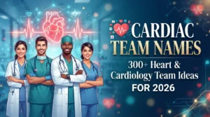 Cardiac team names with 300+ heart and cardiology team ideas for 2026