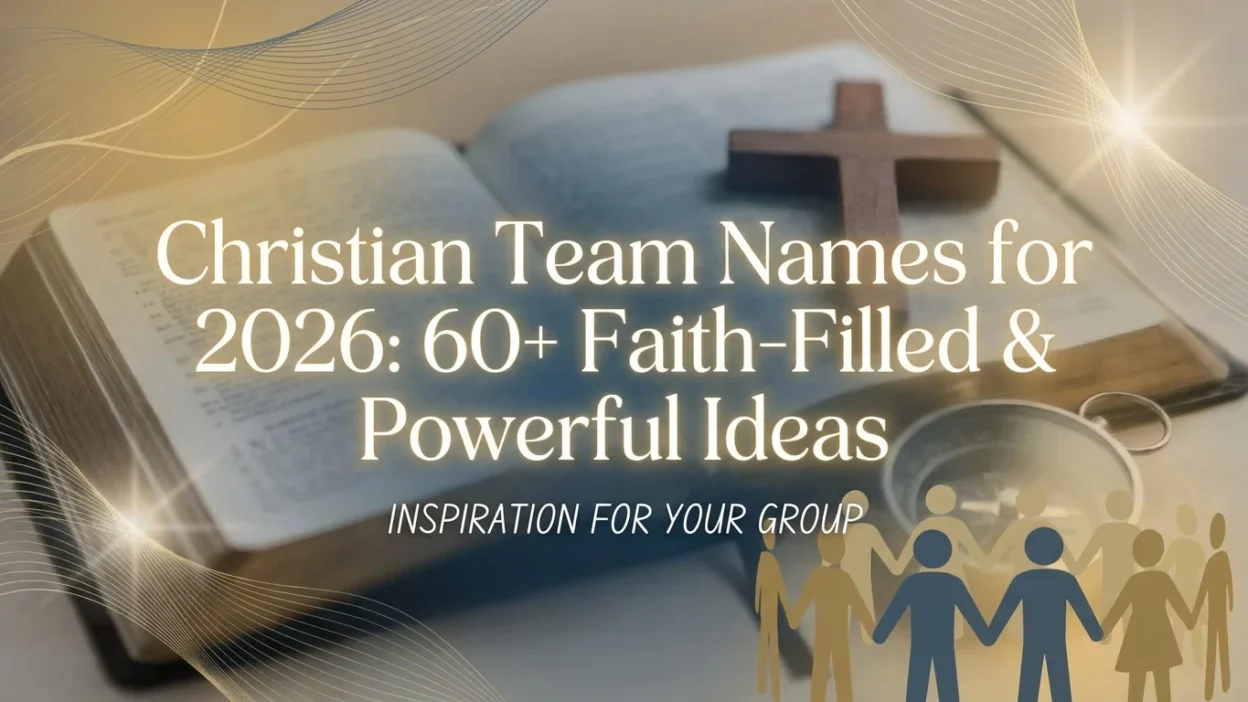 Christian team names for 2026 featuring faith-filled, powerful, and inspiring ideas