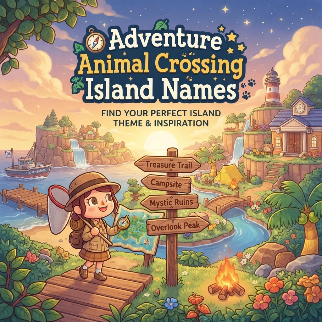 Adventure Animal Crossing island names with adventurous ideas