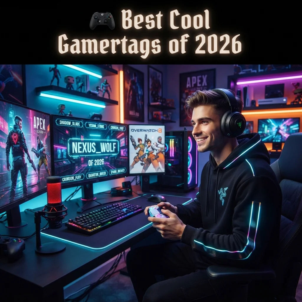 Best cool gamertags of 2026 with unique, stylish, and creative gaming name ideas