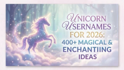 Unicorn usernames for 2026 featuring 400+ magical, enchanting, whimsical, dreamy, and fantasy-inspired username ideas