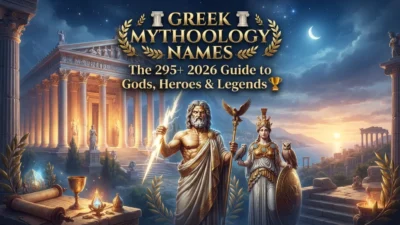 Greek mythology names with 295+ gods, heroes, legends, and mythical name ideas for 2026