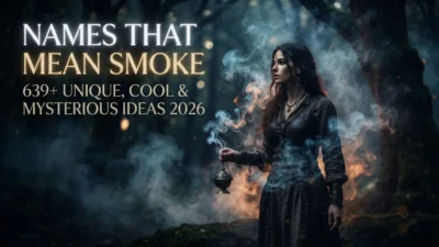 639+ names that mean smoke with unique, cool, mysterious, and creative ideas for 2026