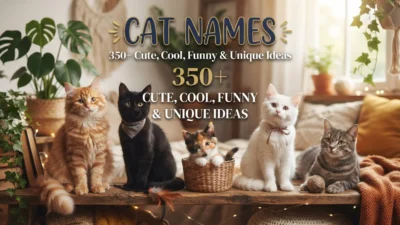 Cat names with 350+ cute, cool, funny, and unique ideas