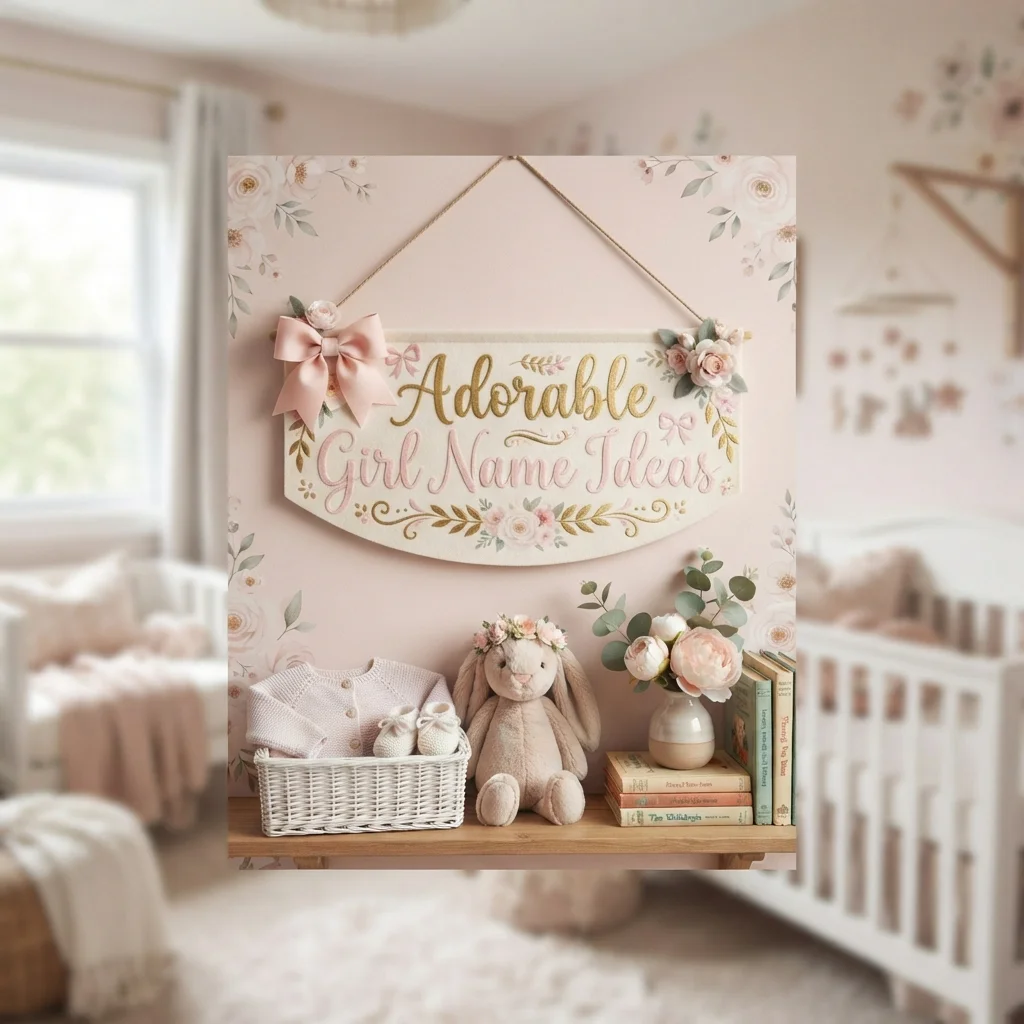 Adorable girl name ideas with cute, sweet, and charming names