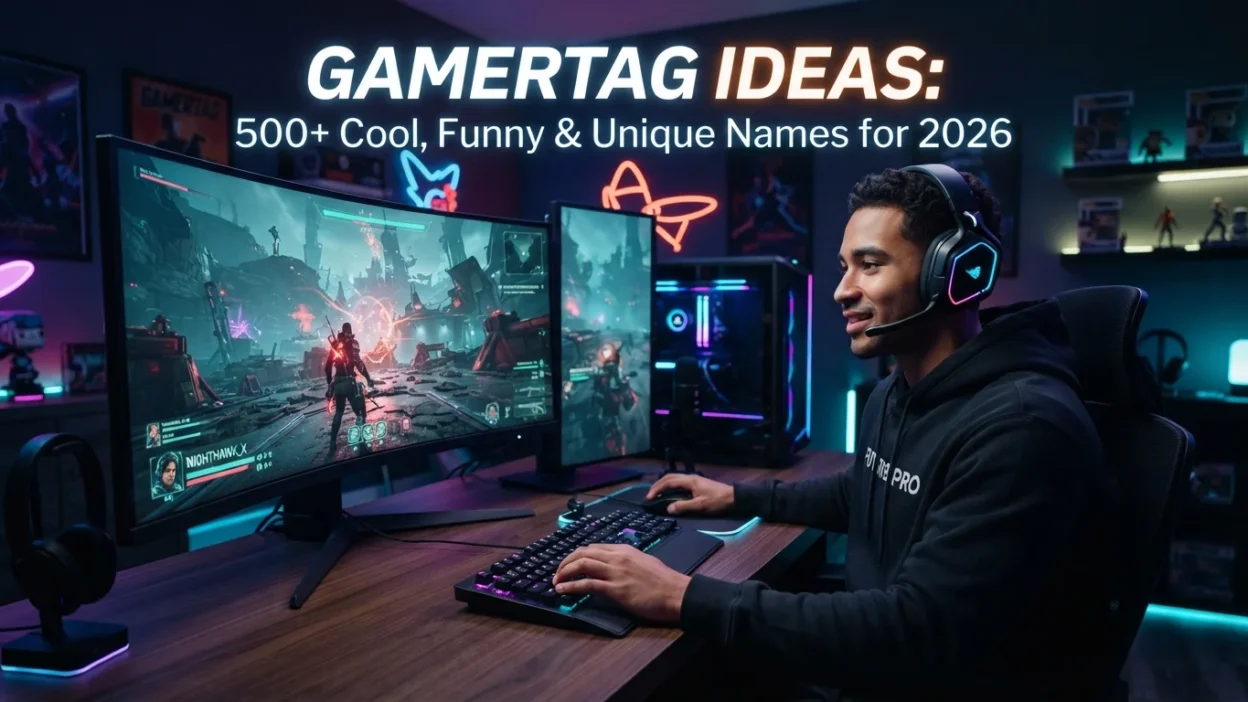 500+ gamertag ideas with cool, funny, unique, and creative gaming names for 2026