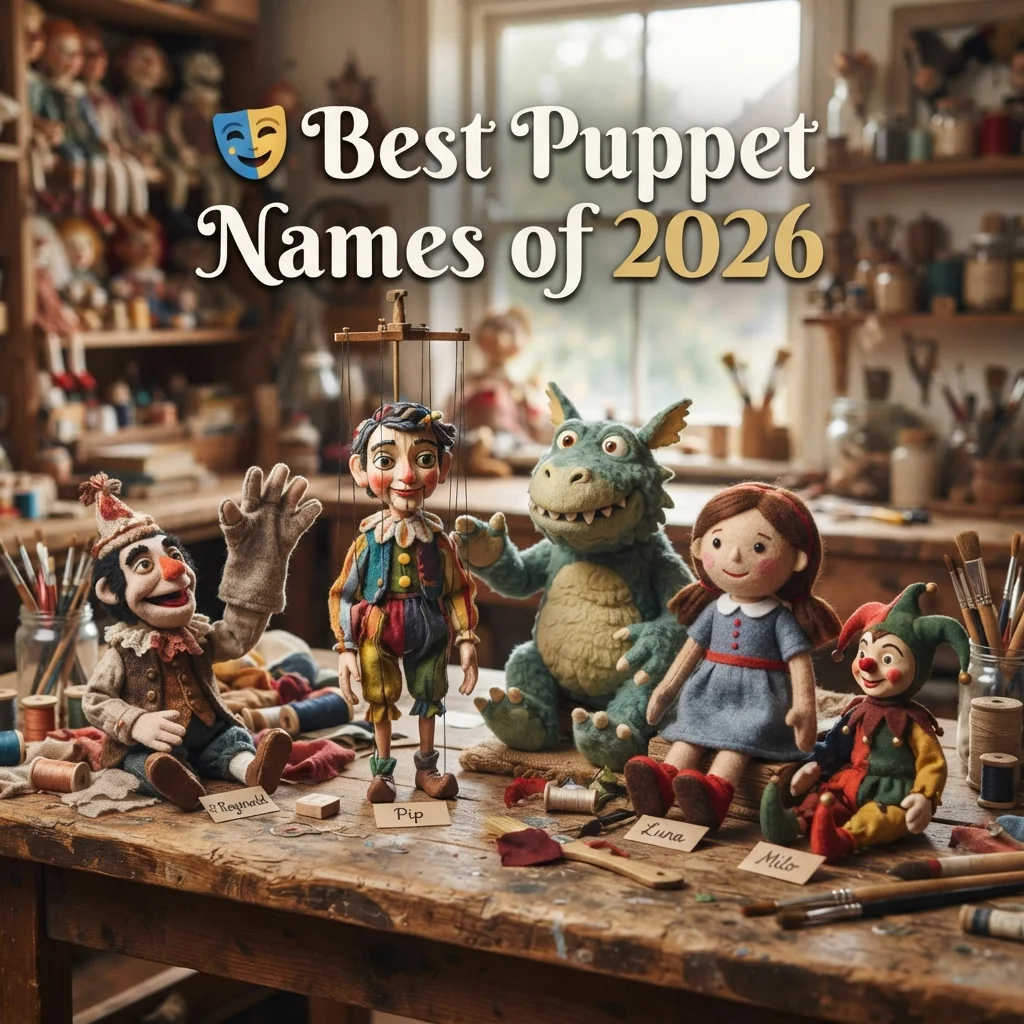 Best puppet names of 2026 with cute, funny, creative, and unique ideas