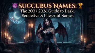 Succubus names with 200+ dark, seductive, powerful, and mystical ideas for 2026