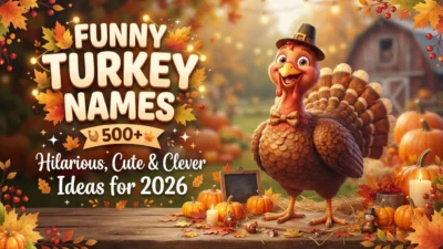 Funny turkey names with 500+ hilarious, cute, and clever ideas for 2026