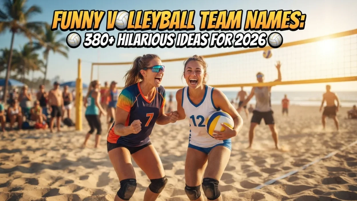 Funny volleyball team names with 380+ hilarious ideas for 2026