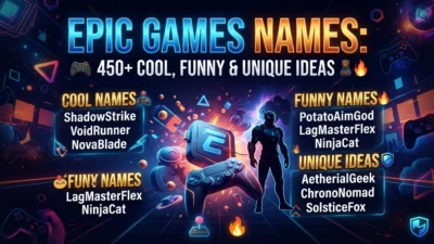 Epic Games names with 450+ cool, funny, and unique ideas