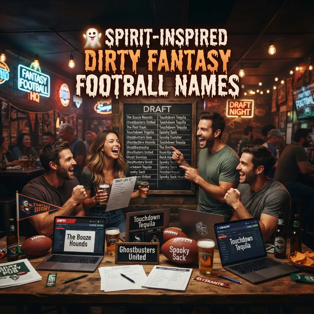 Spirit-inspired dirty fantasy football names with spooky, funny, and creative ideas for 2026