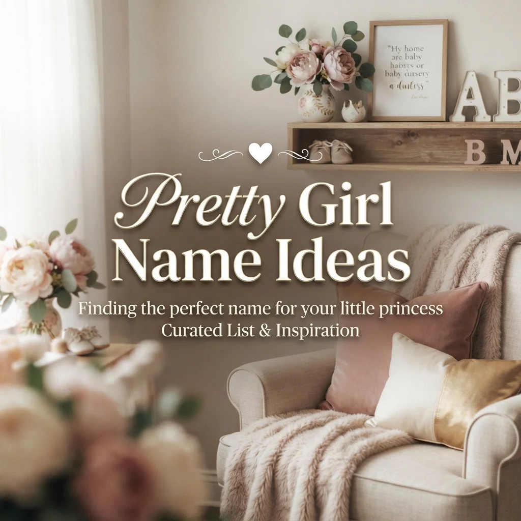 Pretty girl name ideas with beautiful, elegant, and unique names