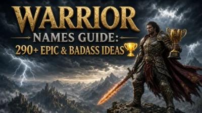 Warrior names guide with 290+ epic, badass, powerful, and legendary ideas for characters and gamers